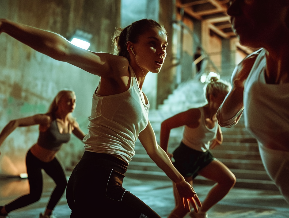 Тренер допомагає клієнту з правильною технікою