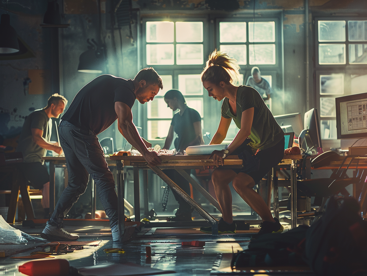 Команда тренерів працює разом